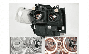 Lampy vw T4 96-03R angel eyes ringi depo chrom 4