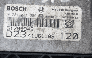 KOMPUTER STEROWNIK SILNKA 51799349 0281014209 FIAT DUCATO III 3 2.3 JTD 2
