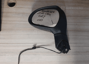 Lusterko lewe peugeot 207 7PIN kmf niebieskie 2