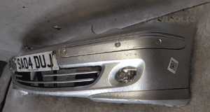 Zderzak przód przedni do mercedes c klasa W203 lift fl pdc  halogeny 744 srebrny 4