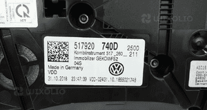 Vw golf sportsvan 2013- zegary licznik 60738KM 517920740D 5