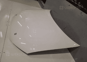 Maska pokrywa silnika audi A3 8P lift fl LY9D biała 3