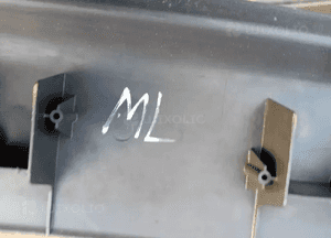 Osłona nakładka progu bagażnika Mercedes W163 ML A1636940033 6