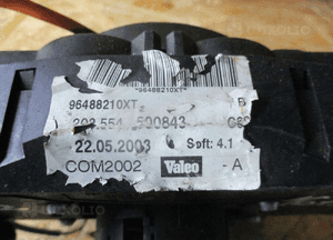 Przełącznik zespolony taśma citroen C3 i C2 96488210XT 3