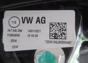 Lampa tylna tył prawa vw caddy iv 4 2K7945096 2020 16