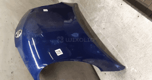 Nissan micra K12 maska pokrywa silnika kod kolor BW6G granatowa 3