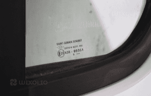 Dacia Sandero I 2008-2012 drzwi lewe tylne białe 3