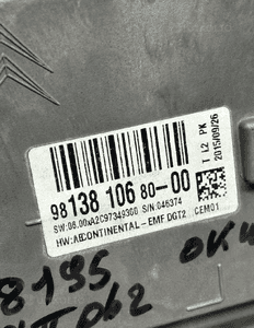 Ekran wyswietlacz citroen C4 ii 2 9813810680 org 5