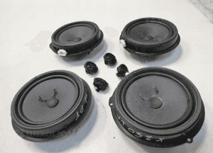 JAGUAR XF X250 GŁOŚNIKI ZESTAW KOMPLET PRZÓD TYŁ ORYGINAŁ 3