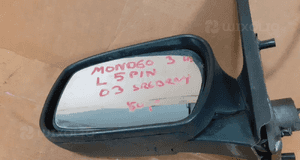 Lusterko lewe 5 pin ford mondeo iii 03 srebrny 3
