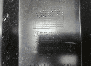 Bmw F20 lift ślizg zderzaka tył tylnego 7371754 7371753 7371712 komplet 7