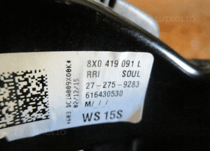 Kierownica audi A1 8X A6 C7 sline 8X0419091L skóra 6