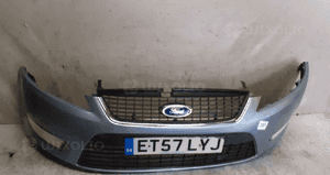Zderzak przód przedni ford mondeo MK.4 4 iv 86 błękitny halogeny 1