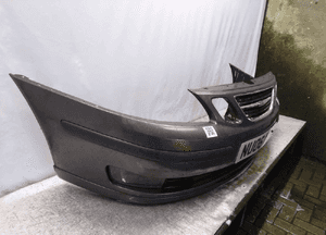 Zderzak przód przedni do saab 9-3 93 szary halogeny 4