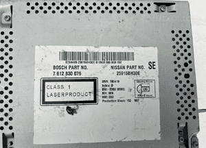 Nissan QASHQAI2 lift J10 nawigacja gps radio 7612830076 cd 25915BH30E 4