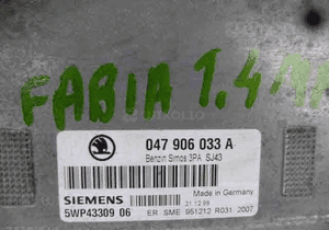 Skoda Fabia I 1 1.4MPI 1.4 MPI ATZ kmputer silnika