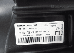 Dacia duster i lampa prawa 260601153R 7