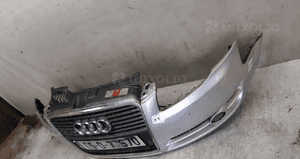 Zderzak przód przedni do audi A4 B7 LY7W srebrny halogeny grill 3