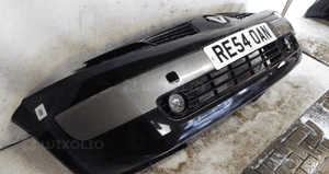 Zderzak przód przedni renault megane 2 ii czarny NV676 halogeny 2