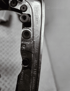 BMW F10 F11 RAMKA LISTWA KONSOLI ŚWIATEŁ 9166644 KARBONOWA 3