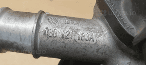 Przewód wąż wody obudowa termostatu Skoda Superb I 1.9 TDI 038121133A 7