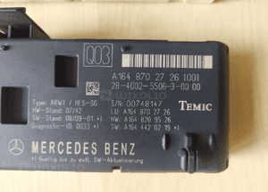 MERCEDES ml gl 164 r 251 moduł sterownik klapy 2