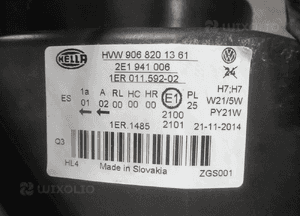 Lampa przednia przód prawa vw crafter 2E1941006 2006-2016 14