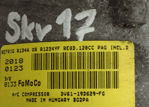 Sprężarka klimatyzacji ford focus MK3 DV61-10D629-FG 4