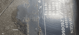 Ściana grodziowa rynna podszybia prawa VW Touareg 7L6819512 5
