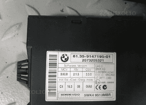 BMW 177KM N47 ZESTAW STEROWNIK CAS KLUCZ 2