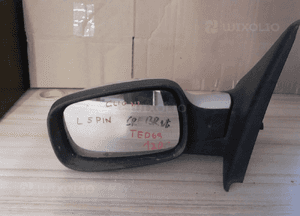 Lusterko lewe renault clio 3 5PIN TED69 srebrne 2