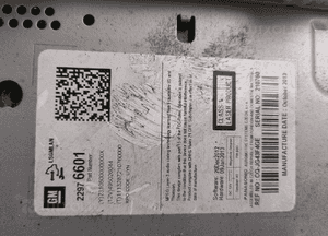 Radio CD400 Opel Astra J 22976601 oryg 2