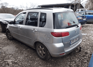 Mazda 2 dy 02-07 klapa tylna z szyba  w kolor 22V pas zderzak błotnik belka Szyba drzwi tył 1
