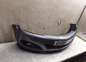 Zderzak przód przedni opel astra h 3 iii gtc Z163 szary halogeny 2