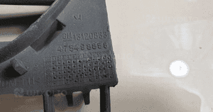 Opel corsa c lift kratka zderzaka przód 13120833 6