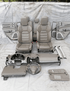 Fotele boczki deska kierownica panel tunel Porsche Cayenne 2 II Karbon 1