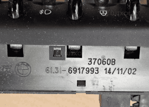 Mini Cooper One R50  panel sterowania szyb przełącznik świateł 6917993 4