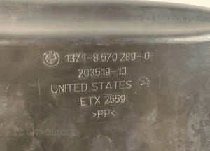 BMW X5 F15 X6 F16 Przewód powietrza 8570289 - 0104 4