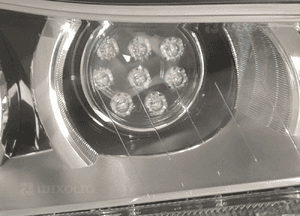 Jaguar xj X351 xjl long 09- lampa lampy reflektor reflektory przód przednie lewa prawa komplet xenon nieskrętny przetwornice oryginał 9