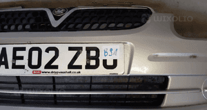 Zderzak przód przedni opel agila a Z157 srebrny 2
