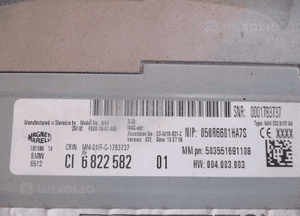 Radio radioodtwarzacz nawigacja bmw F10 F20 F21 F30 F31 F48 X1 6822582 2
