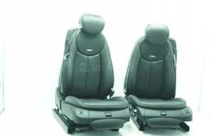 Fotele fotel pasazer kierowca kolor czarny designio mercedes sl R230 2