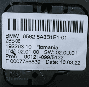 Bmw G30 G31 G32 X3 Kontroler panel IDRIVE 5A3B1E1 3