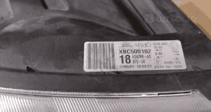 Lampa przednia przód prawa lewa land rover discovery 3 XBC500102 XBC500112 4