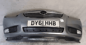 Zderzak przód przedni do opel insignia a 1 i halogeny Z179 szary 1