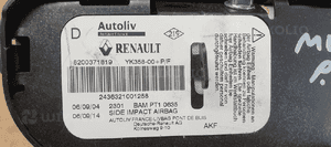 Poduszka fotela pasażera prawa AIRBAG Renault Megane II 8200371819 5