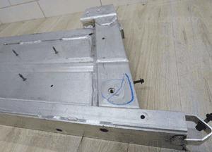 Wózek podpora kołyska przód sanki volvo XC40 C40 32346883 llu 8