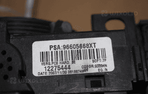 CITROEN PEUGEOT przełącznik zespolony pod kierownicę 96605668XT 2