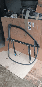 Mechanizm podnośnik szyby ramka prawy przód Audi A4 B6 8E0837630 3