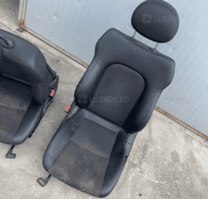 MERCEDES C 203 coupe CLC fotel przedni pół skórzany GRZANY 7